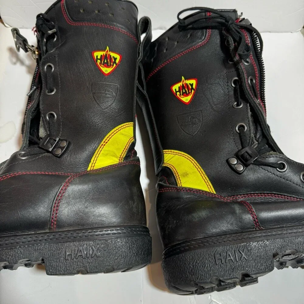Haix Fire Flash Firefighter Safety Tow Boots Crosstech Black 8.5 EU 41 Workwear